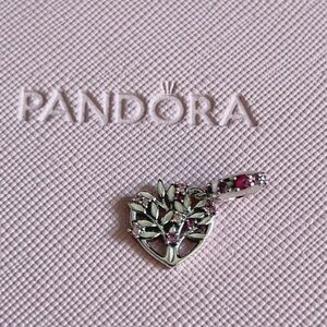 New Pandora Moments Tree of Life Heart Dangle Charm